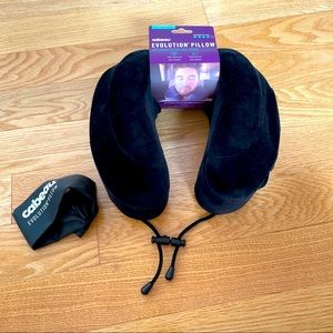 Cabeau Evolution Travel Flight Neck Pillow NWT New Black // Rated #1 ✈️